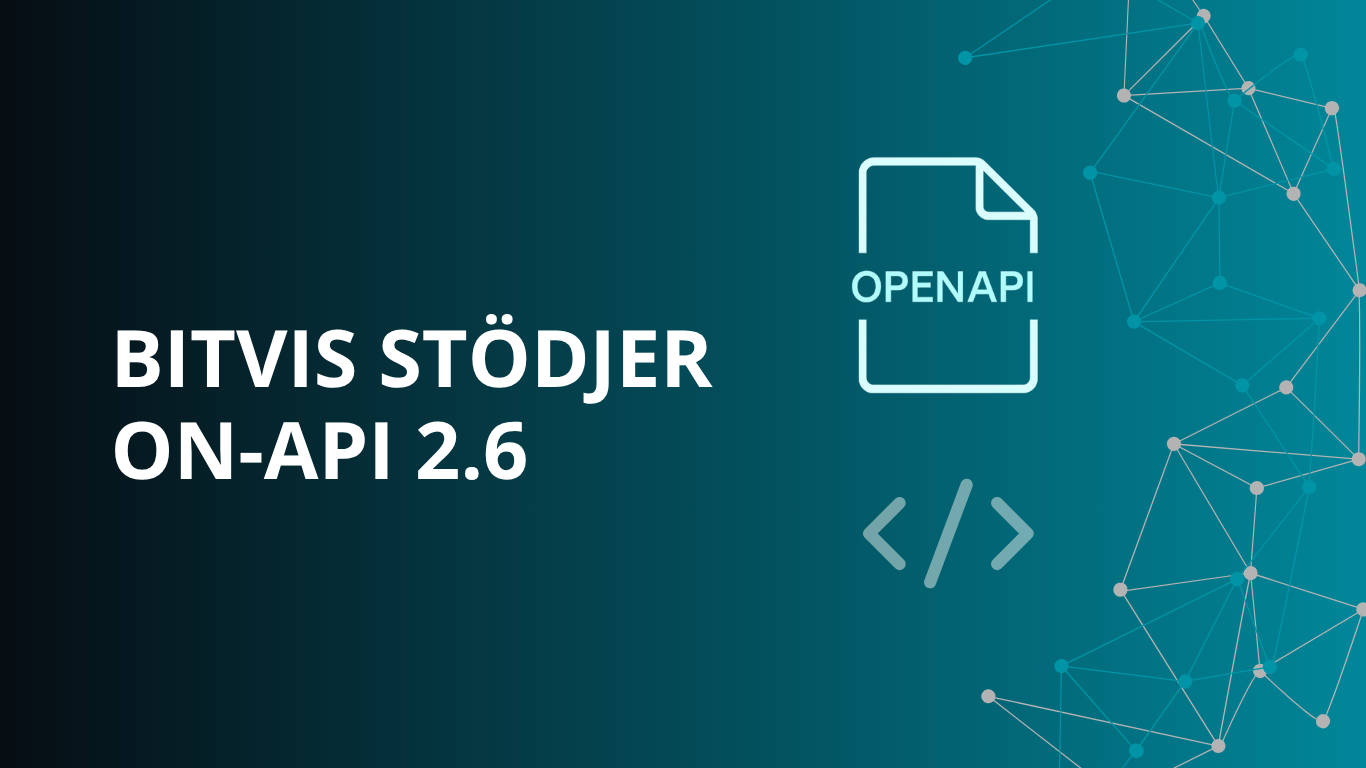 Bitvis stödjer ON-API 2.6