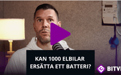 Energisnack: Kan tusen elbilar ersätta ett batteri?