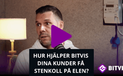 Energisnack: Så hjälper Bitvis dina kunder få stenkoll på elen