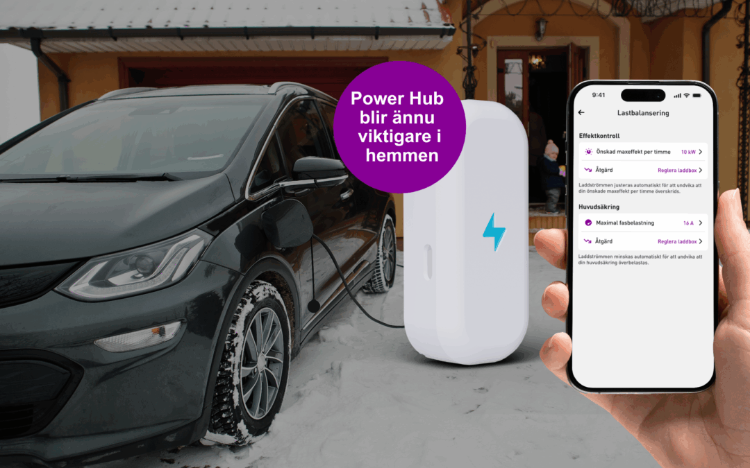 Smart styrning av elförbrukning – så ska Power Hub skydda mot överbelastning och effekttoppar